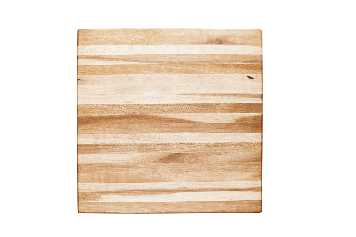Butcher block with recessed handles (16 x 16 x 1.25 in)