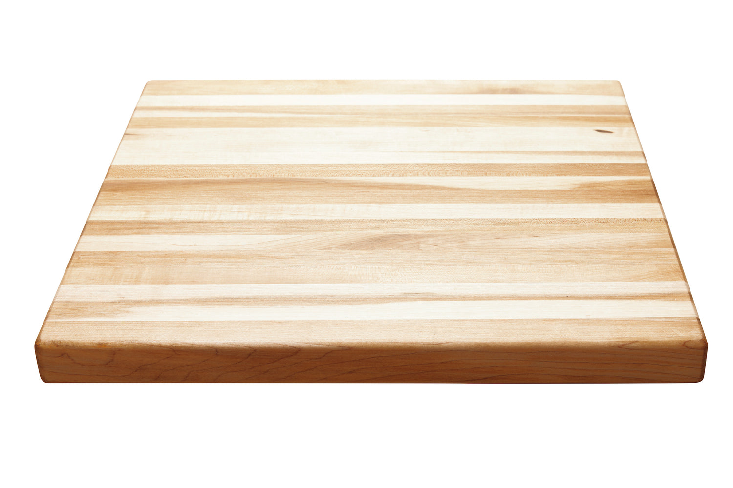 Butcher block with recessed handles (16 x 16 x 1.25 in)