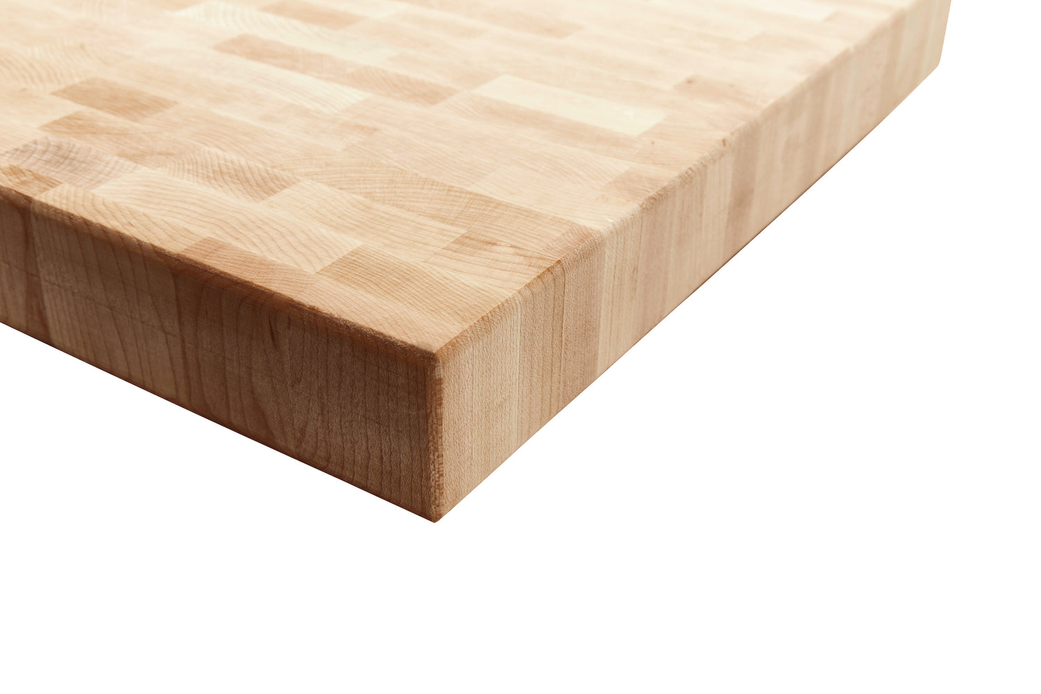 Butcher block with wooden legs (16 x 18 x 2 in)