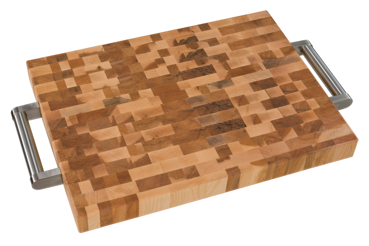 Bloc à dépecer avec poignées en acier inoxydable et pattes en caoutchouc (12 x 16 x 1.5)