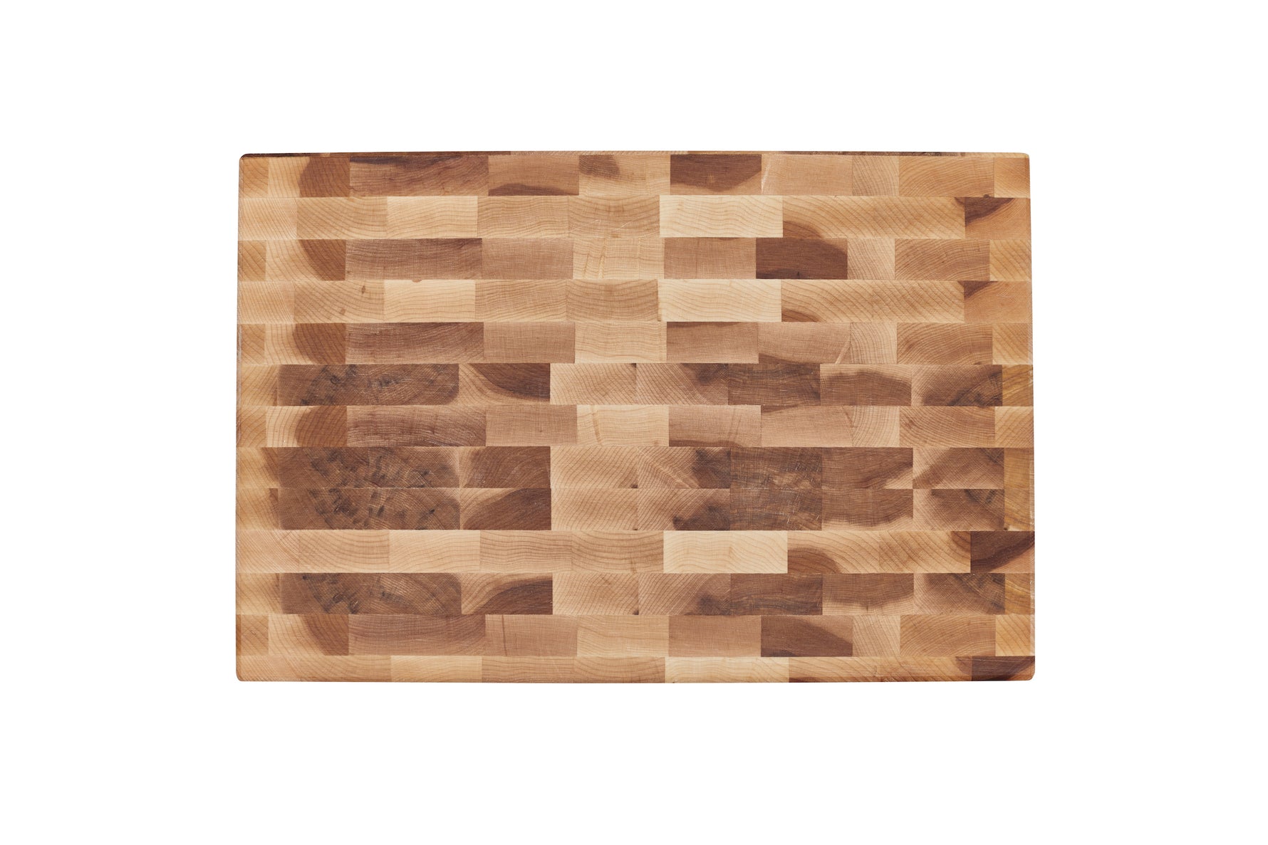 Bloc à dépecer avec poignées renforcées et pattes en caoutchouc (10 x 15 x 1.25 po)- blanc par rouGe personnalisable avec votre logo