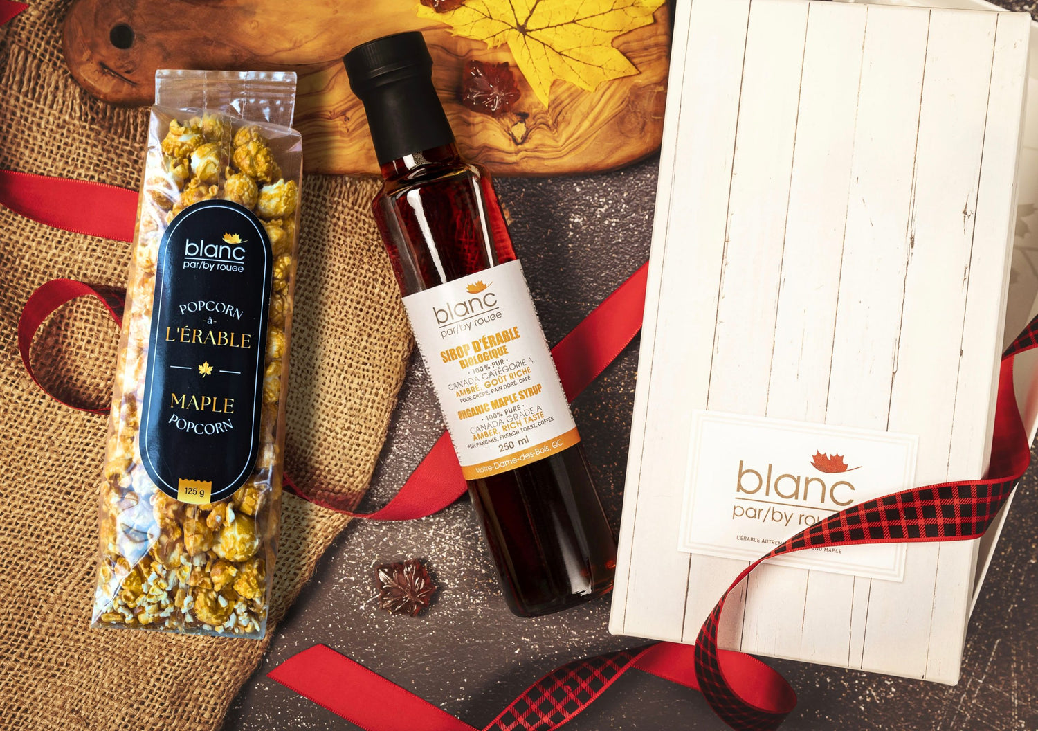 eclat d&rsquo;erable coffret corporatif quebecois local