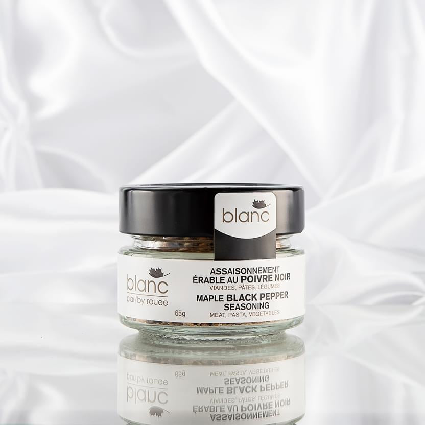 Assaisonnement erable au poivre noir