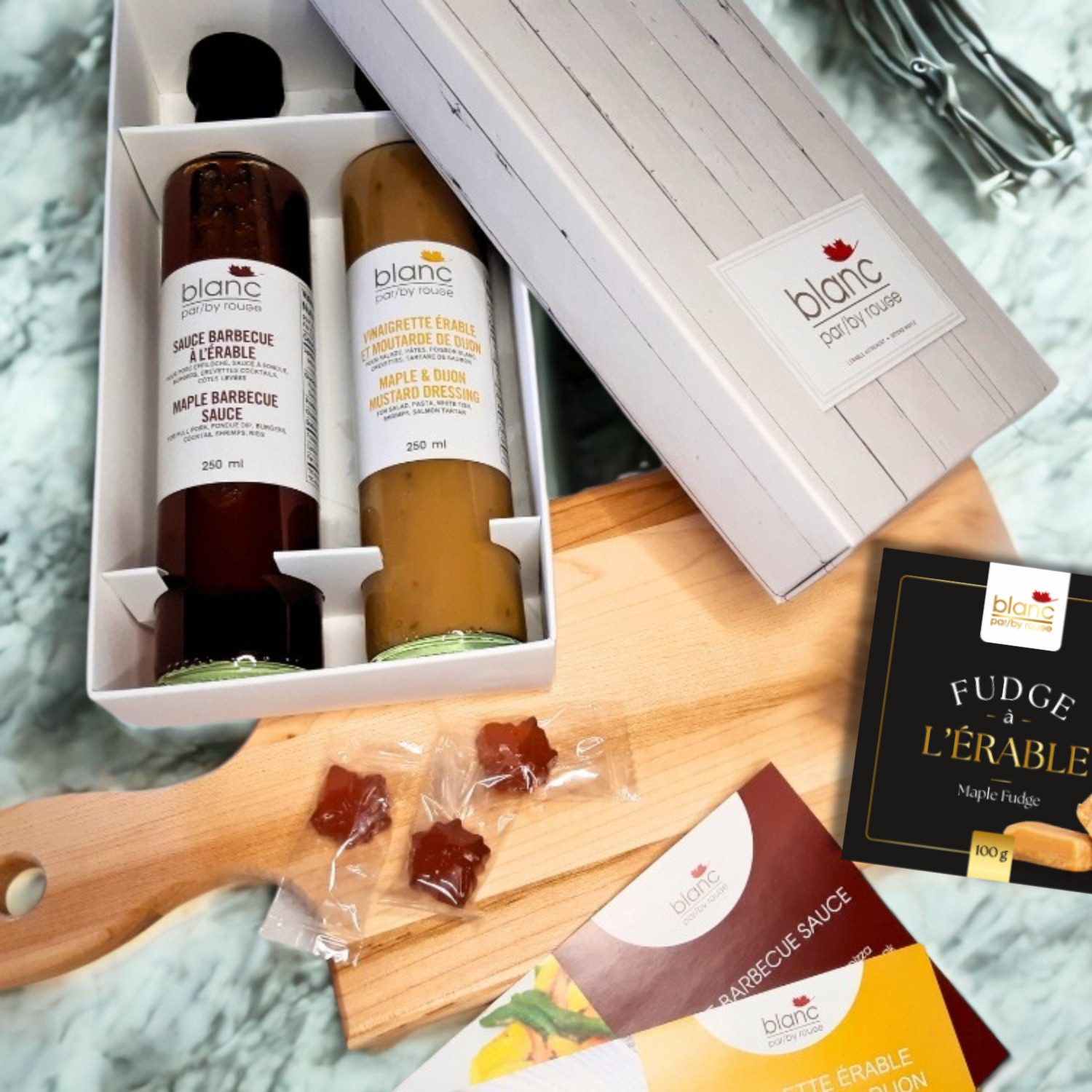 Coffret Duo & planche en bois d'érable