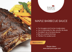 sauce BBQ érable