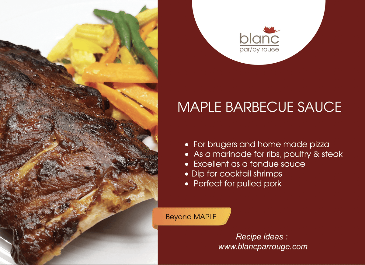 sauce BBQ érable