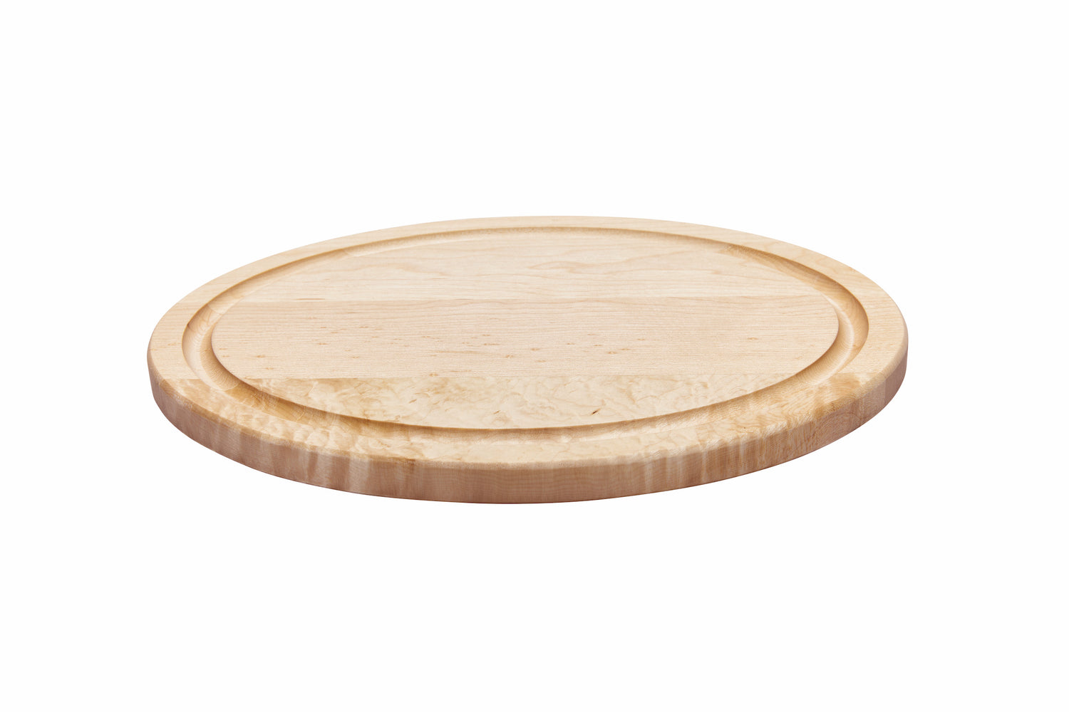 Planche ovale avec rainure (9 x 12.75 x 0.75 po)