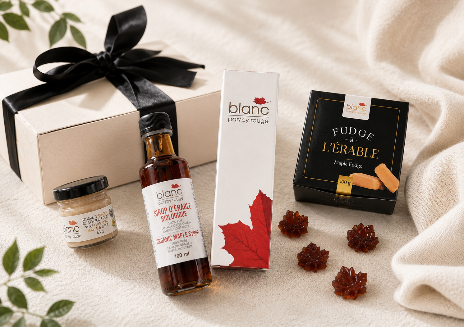 Boîte gourmandises Petites Douceurs – cadeau à l'érable québécois