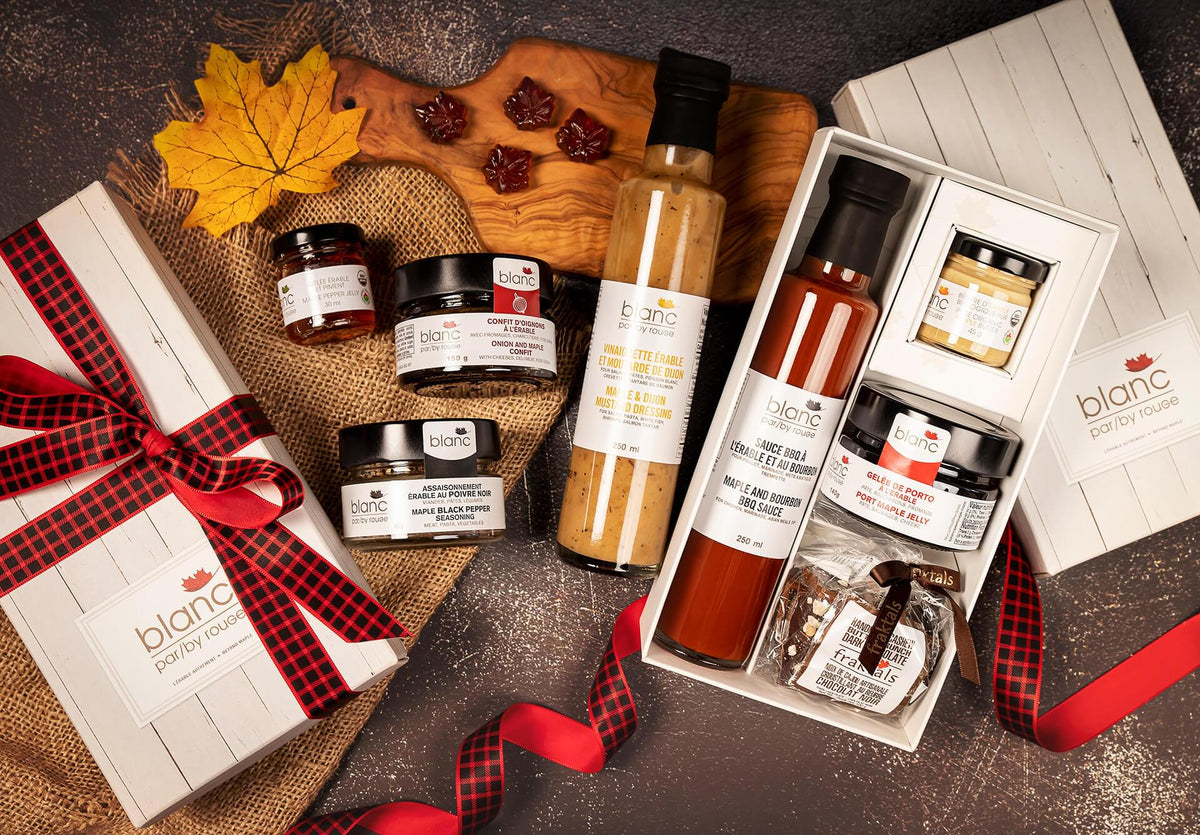 Le prestigieux coffrets corporatifs gourmets erable quebecois