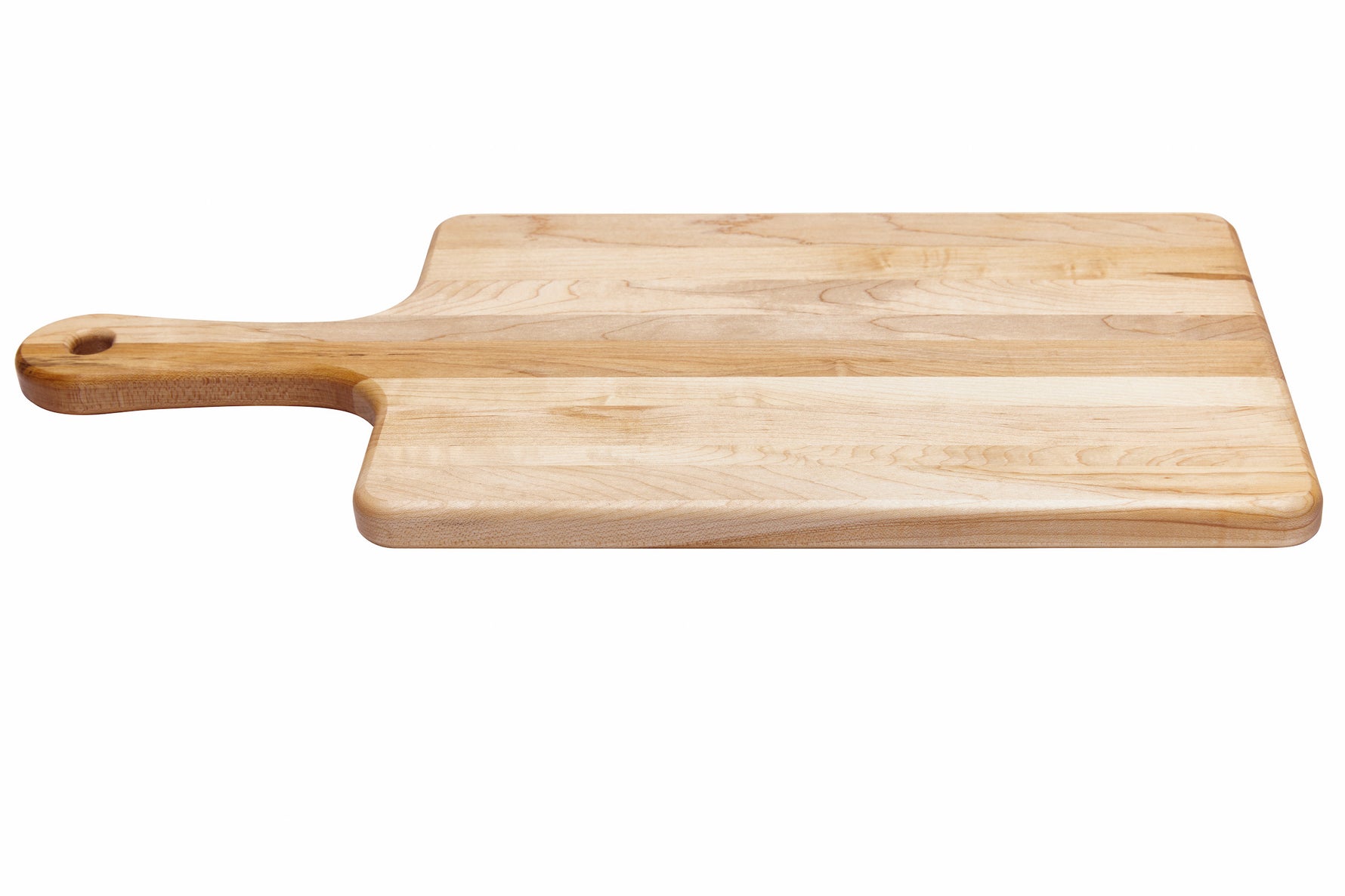 Planche à découper à poignée avec rainure (10 x 20 x 0.75 po)- blanc par rouGe personnalisable avec votre logo