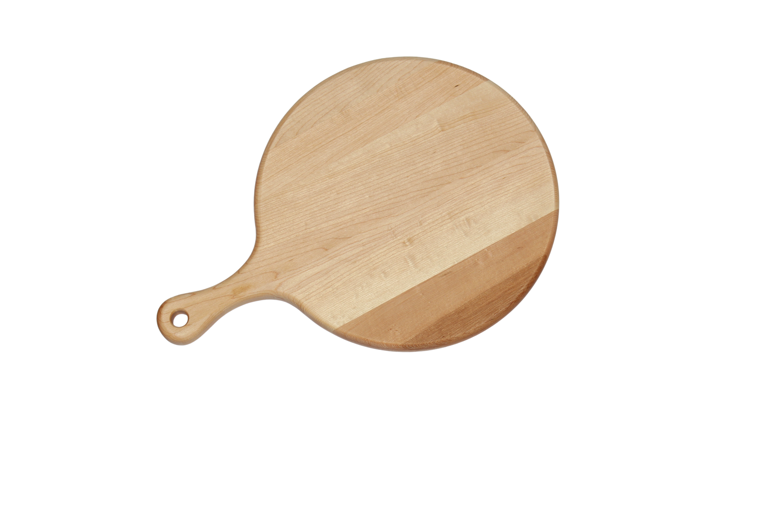 Planche à découper à poignée ronde (12 x 17 x 0.75 po)- blanc par rouGe personnalisable avec votre logo