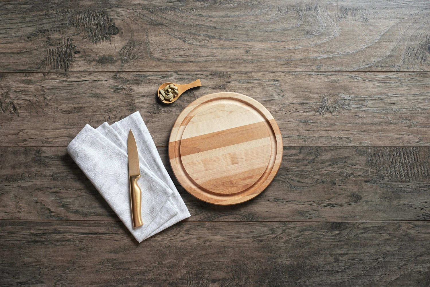 Round board with groove (9.5 in x 0.75 in)