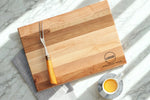 Planche à découper utilitaire (12 x 16 x 0.75 po)- en bois d’érable naturel, personnalisation professionnelle incluse, cadeau corporatif distinctif, fabrication locale