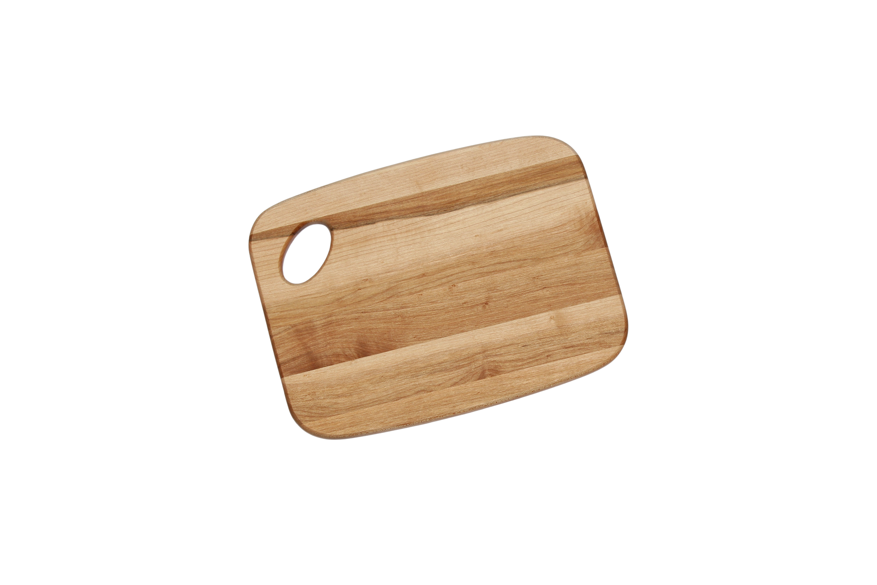 Planche à découper utilitaire à poignée (11 x 14 x 0.75 po)- blanc par rouGe personnalisable avec votre logo