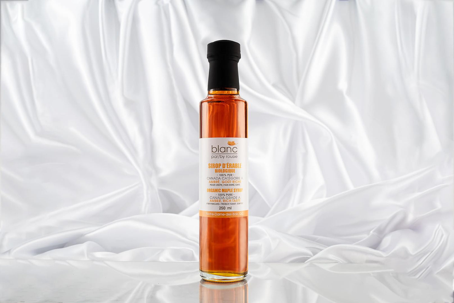 Sirop d_erable biologique ambre rectanble