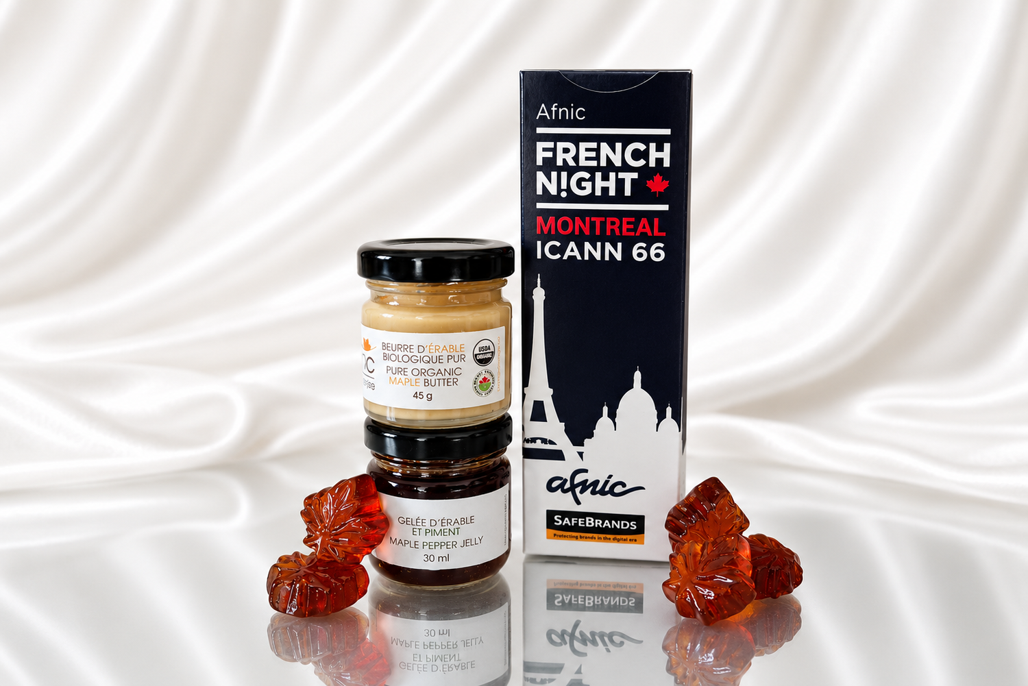 Petit boîtier gourmand à l'érable personnalisé
