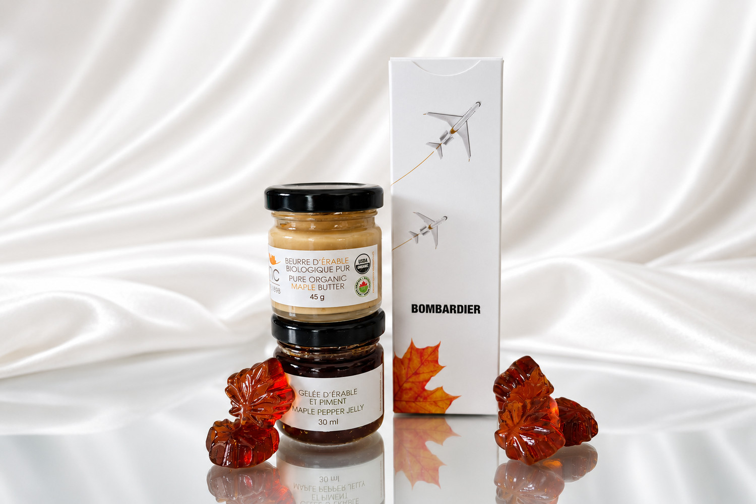 Petit boîtier gourmand à l'érable personnalisé
