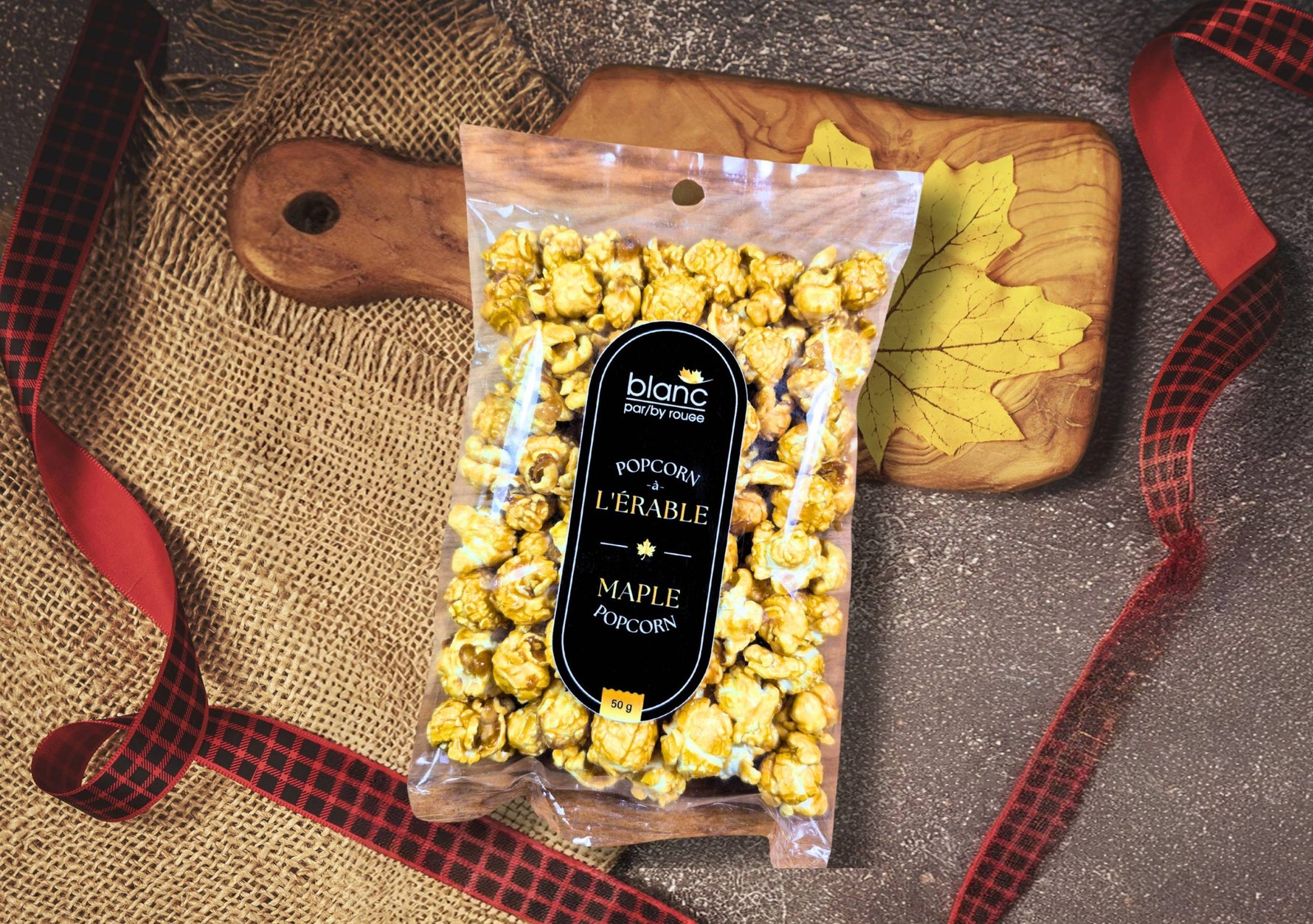 popcorn a l&rsquo;erable 50g