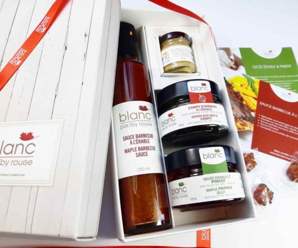 Quebec corporate gift box gourmet terroir extravagance